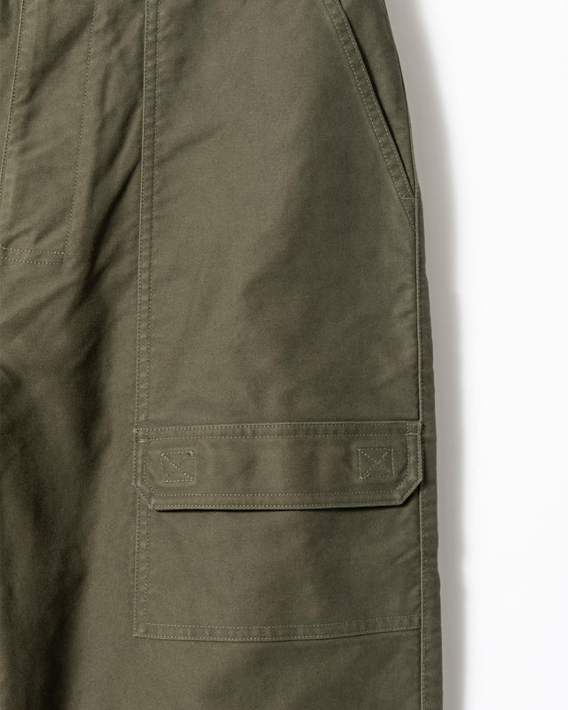 NEWBIRCH OVERSIZED CARGO TROUSER - FOREST MTR0774GN91 -FOREST BARBOUR 