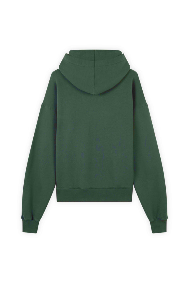 TONAL FOX HEAD PATCH COMFORT HOODIE - BOTTLE GREEN LW00701KM0307 BOTTLE GREEN Maison Kitsune 