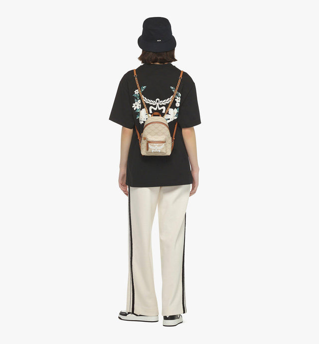 STARK BEBE BOO BACKPACK IN LAURETOS - BEIGE MMKESVE03I9001 BEIGE MCM 