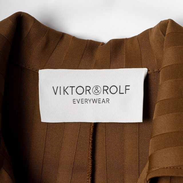 RIB JUMPSUIT - BROWN EJ003 -BROWN VIKTOR & ROLF 