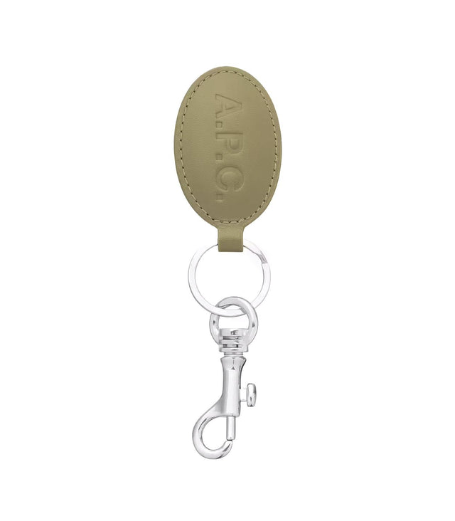 OSAKA KEY RING - CLAY GREEN PXAWV-H63640 KBC-SILVER GREEN A.P.C. 
