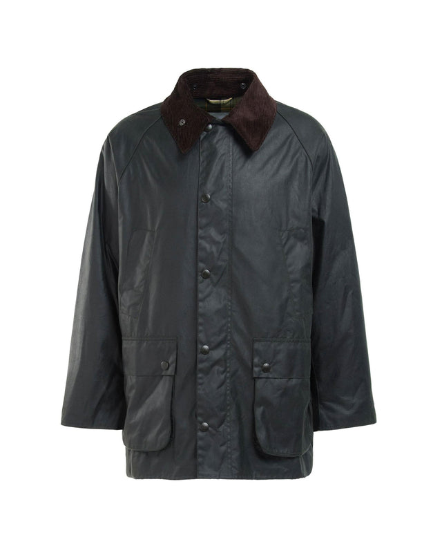 OVERSIZED BEDALE WAX JACKET - SAGE MWX1679SG91 -SAGE BARBOUR 