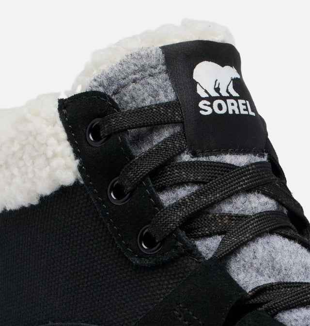 OUT N ABOUT IV WATERPROOF MID SNEAKERS - BLACK/SEA SALT 2088201 Black, Sea Salt SOREL 