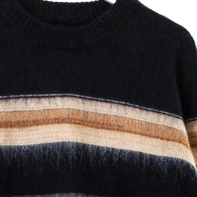 WILDE CREW BRUSH STRIPE - BLACK