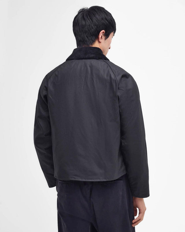 SPEY WAX JACKET - BLACK MWX1212BK71 -BLACK BARBOUR 