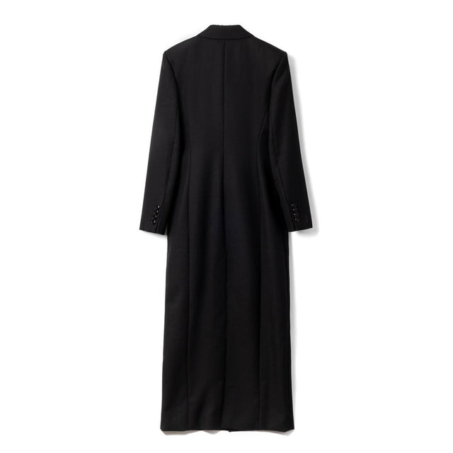 WOOL LONG COAT - BLACK FCO027.285 -001 AMI PARIS 