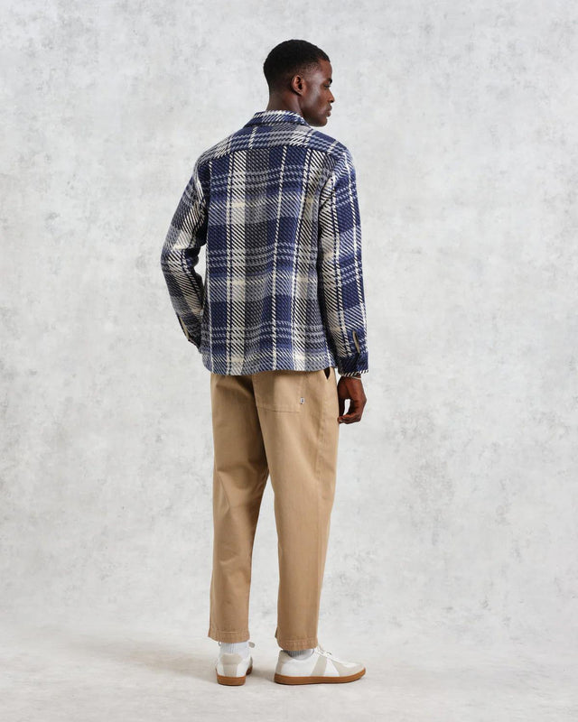 WHITING OVERSHIRT SPEAR CHECK - NAVY