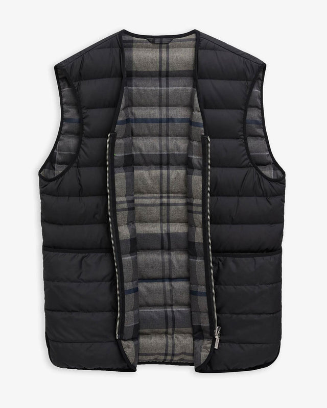 REVERSIBLE DOWN FILLED LINER - BLACK MLI0060BK11 -BLACK BARBOUR 