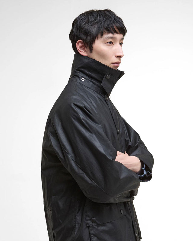 OVERSIZED BEDALE WAX JACKET - BLACK MWX1679BK91 -BLACK BARBOUR 