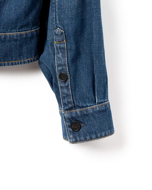 SHORT OVERSHIRT - LIGHT BLUE RM-SI0111-D091-E25 -22 LIGHT BLUE LANVIN 