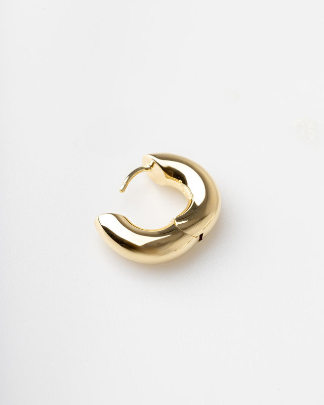 CHUNKY HOOPS SMALL - GOLD 100154 -GOLD TOM WOOD 