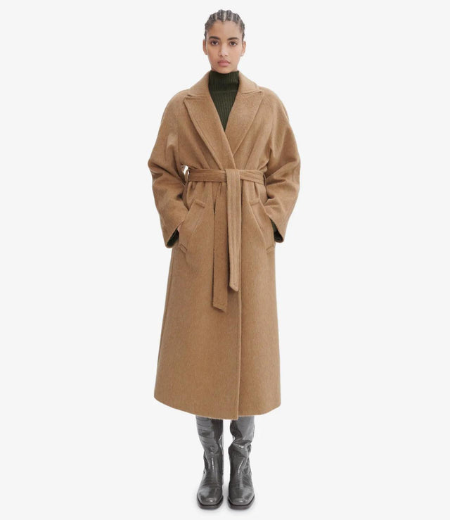 FLORIANE COAT - CAMEL WOAQZ-F01544 1CAMEL A.P.C. 