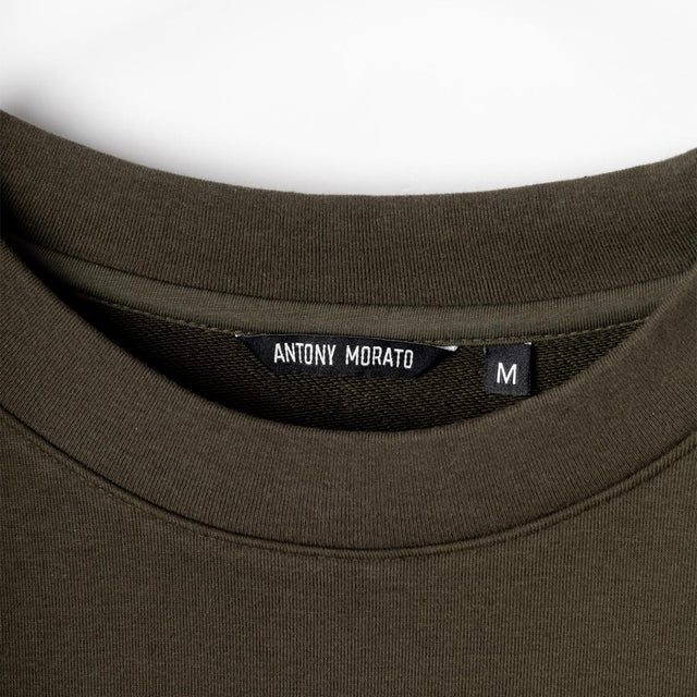COTTON SWEATSHIRT - DARK ARMY MMFL00957-FA150185 -4075 ANTONY MORATO 
