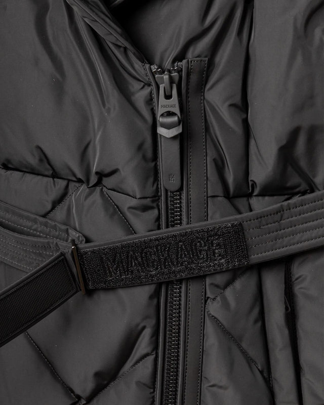 AYUMI 2-in-1 LONG DOWN COAT - BLACK AYUMI -BLACK MACKAGE 