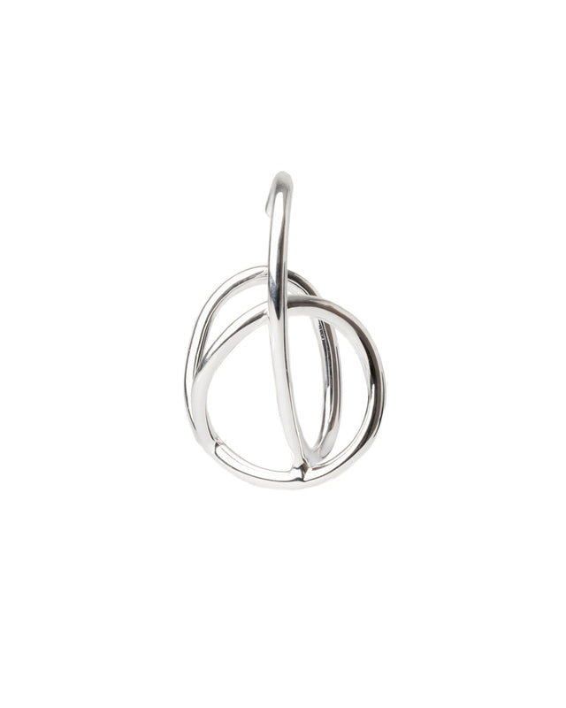 OSCILLATE EAR CUFF (SINGLE) - SILVER OSC-EA-92 -SILVER BAR JEWELLERY 