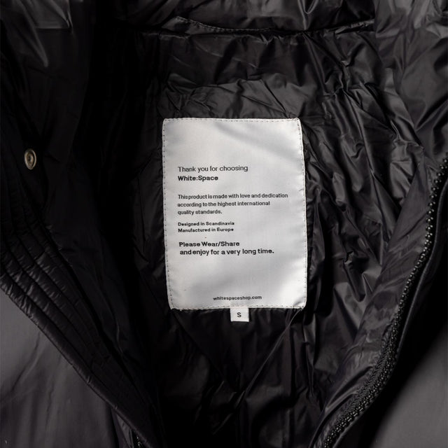 SCOTT DOWN COAT - BLACK 7100-122 -BLACK White Space 