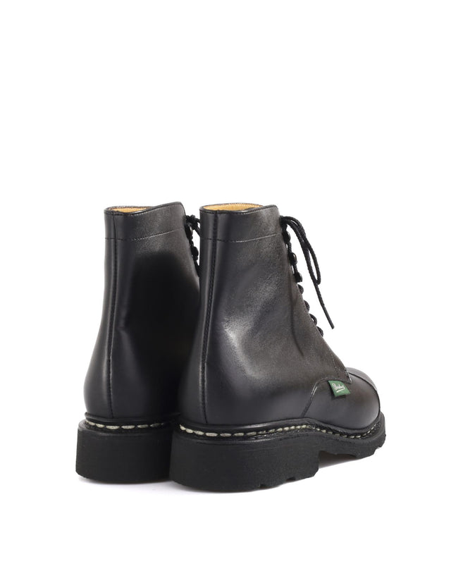 CLAMART LEATHER SHOES - BLACK 177012 -LIS NOIR PARABOOT 
