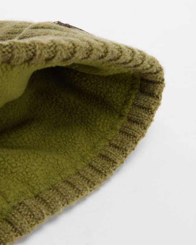 CARLTON BEANIE HAT - LIGHT MOSS MHA0449GN15 -LIGHT MOSS BARBOUR 