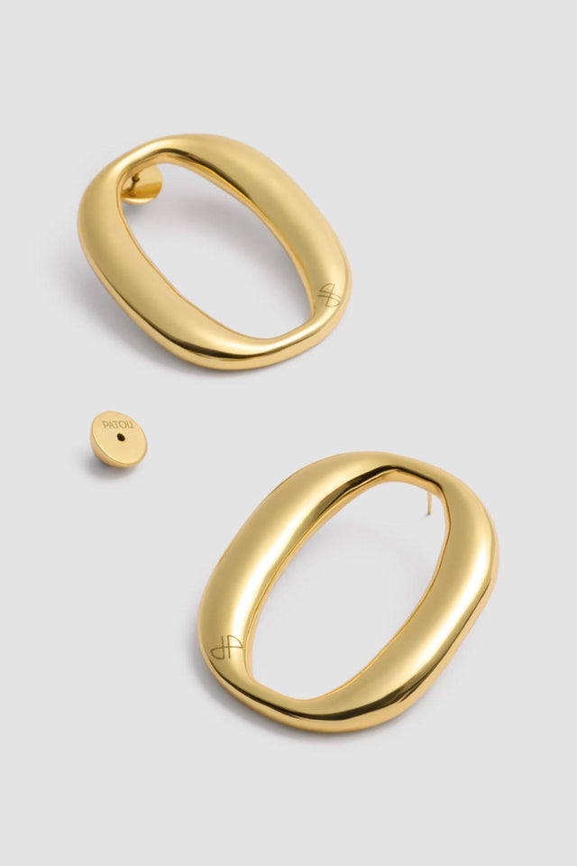 OVALE EARRINGS - GOLD JW1691002 -299G GOLD PATOU 