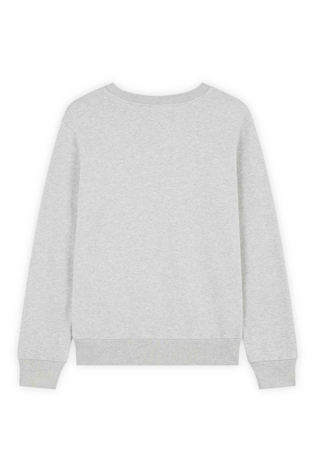 HANDWRITING REGULAR SWEATSHIRT - LIGHT GREY MELANGE