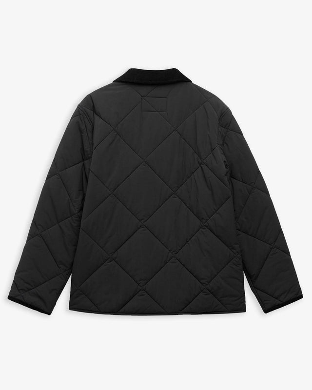 MODIFIED SHORT LIDDESDALE QUILTED JACKETED JACKET - BLACK MQU1866BK11 -BLACK BARBOUR 