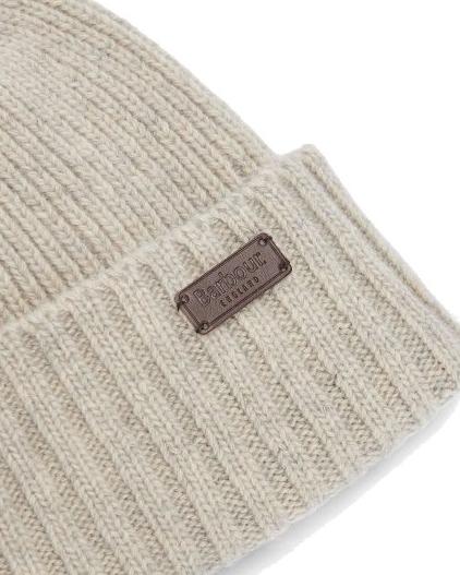 CARLTON BEANIE HAT - LIGHT GREY MHA0449GY11 -LIGHT GREY BARBOUR 