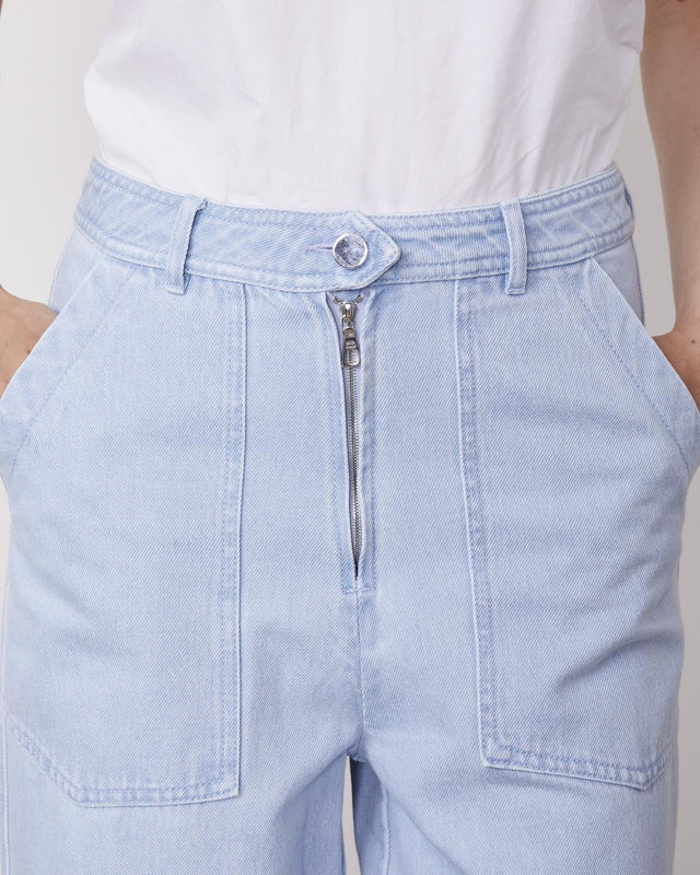 PHILIPPA CHINO PANTS - BLEACH BLUE S25WCHN701 -BLEACH BLUE OFFICINE GENERALE 