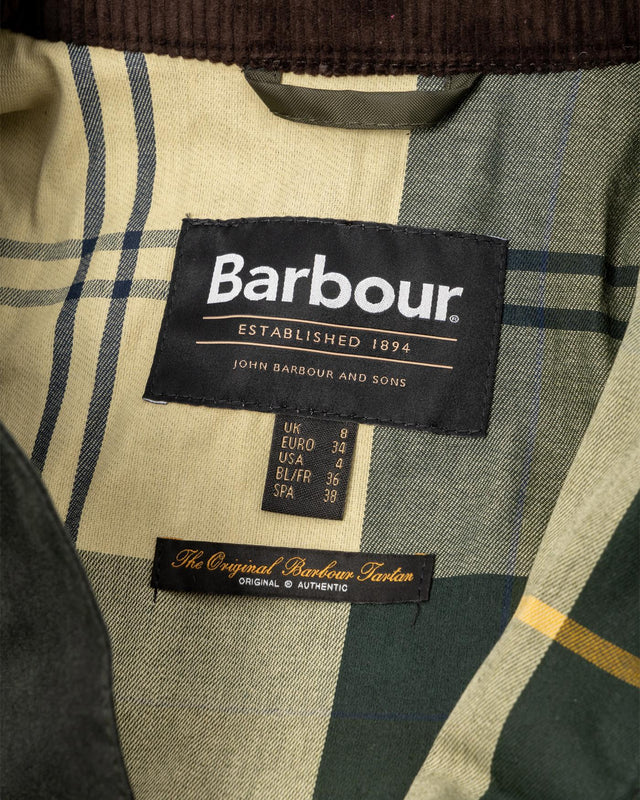 MILDA WAX JACKET - FERN/ SAGE/ ANCIENT TARTAN LWX1486OL52 -FERN/SAGE/ANCIENT TARTAN BARBOUR 