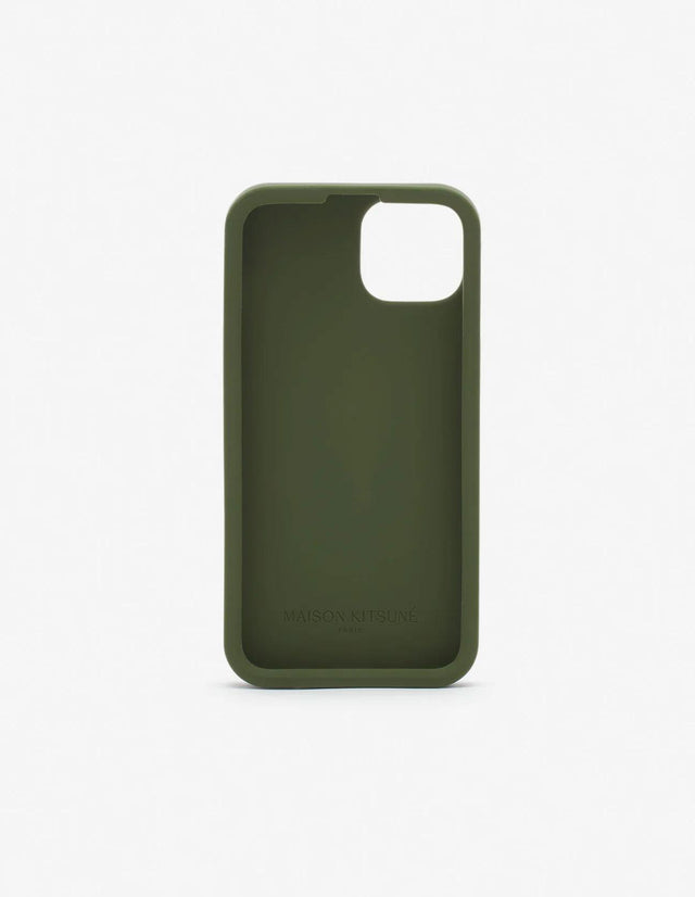 FOX HEAD IPHONE CASE - KHAKI LM05604AP0002 KHAKI Maison Kitsune 